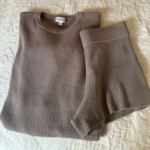 The Drop Sweater/Short Set